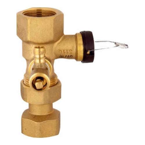 AFRISO Kappenventil 1"x1" 120°C mit Ablaßhahn TYP 77934 0,5 m3/h Entleerungsventil 7738341880