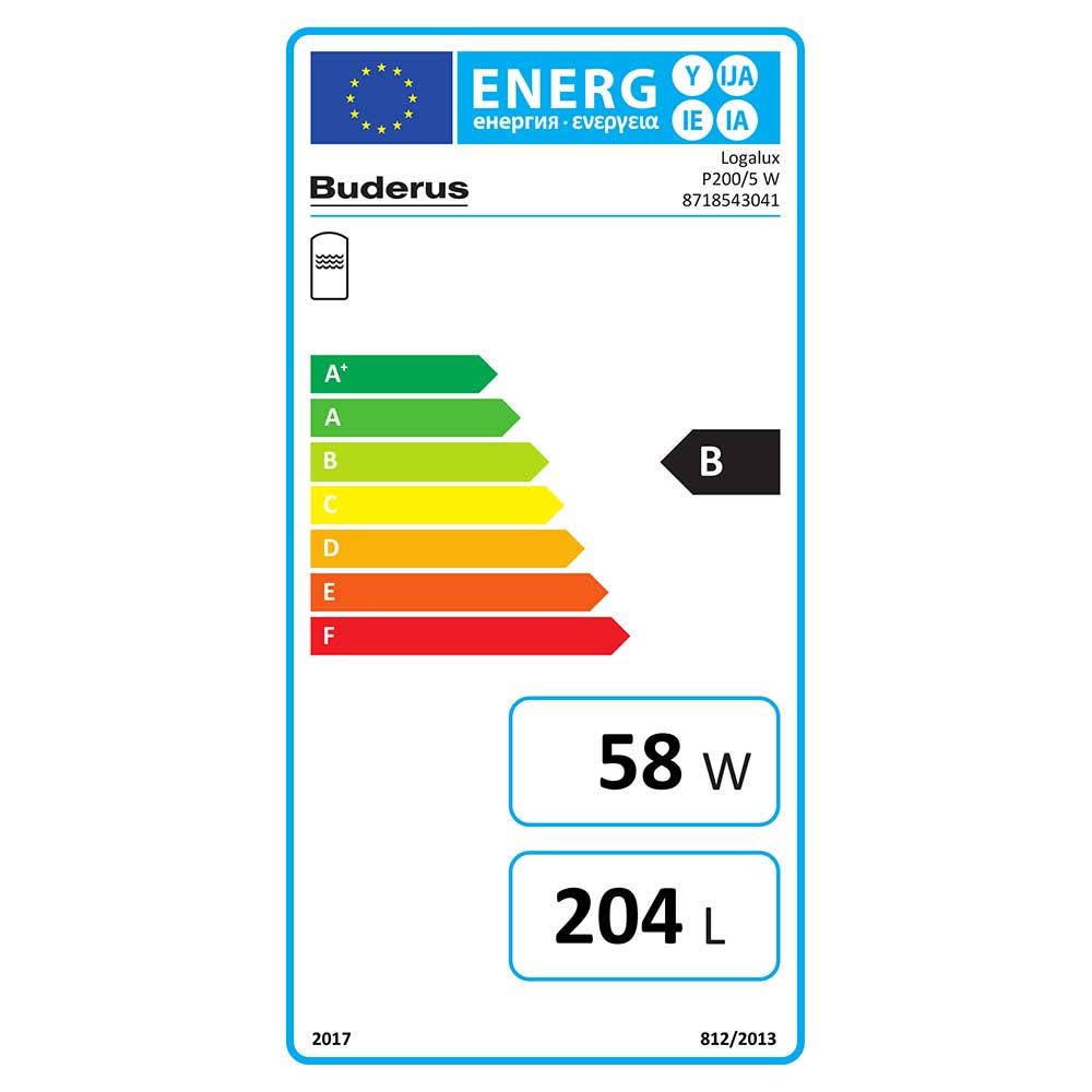 Buderus Logalux P200/5 W 8718543041
