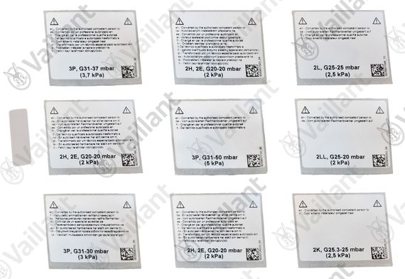 Vaillant Gas-Umstellsatz auf Erdgas E/LL und Flüssiggas P, 0020262472 0020262472