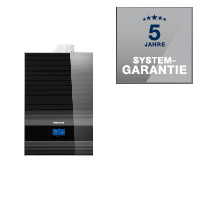 Buderus Gas-Brennwerttherme Logamax plus GB192i.2-25 H, inkl. RC220, schwarz 7739622513