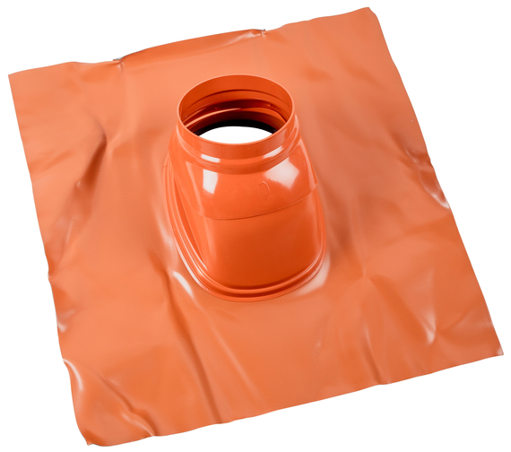 Wolf Dachplatte DN125 Schrägdach 25-45Gr Großformat 500x500mm rotbraun 1720207