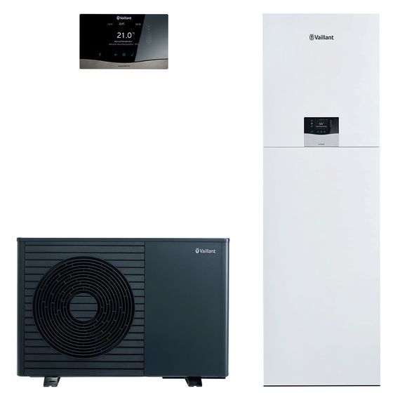 Vaillant Paket 4.3212 aroTHERM plus VWL 35/8.1 A L/W-Wärmepumpe mit uniTOWER plus /7.1 8000044720