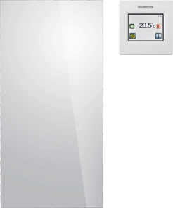 Buderus Logatrend IFR286 GW RC Infrarotheizung mit Regler Kabel, 600W, Glas Spiegel 7739624431