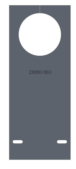 Wolf Schablone zur Befestigung des Wandhalters 2652171