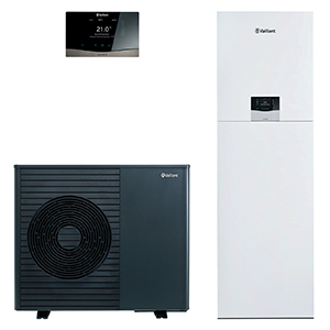 Vaillant Paket 4.3214 aroTHERM plus VWL 75/8.1 A L/W-Wärmepumpe mit uniTOWER plus /7.1 8000044771
