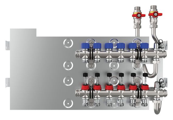 Vaillant Fußbodenverteiler für 6 Kreise für Wohnungsstationen N, H, D 8000014426