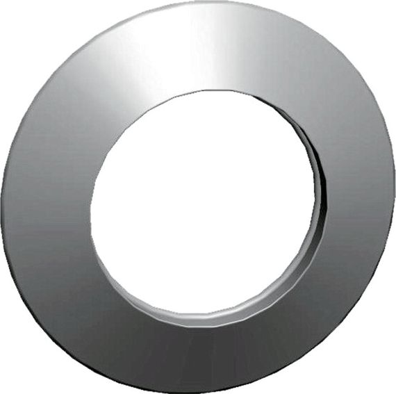 Wolf Rosette DN 100 weiß aus PP 2651735