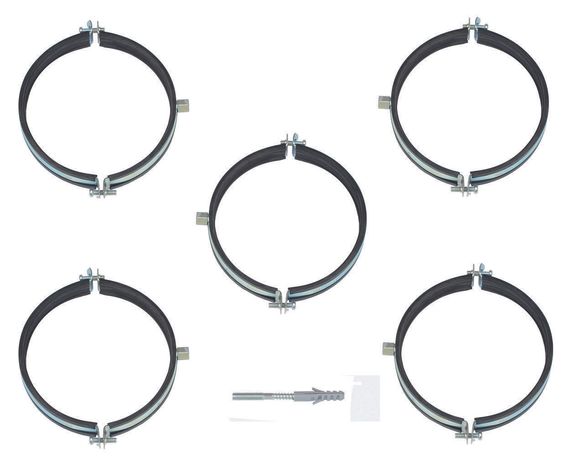 Vaillant Befestigungsschellen (5 Stck) Ø 160 mm mit Schrauben und Dübel 0020106381