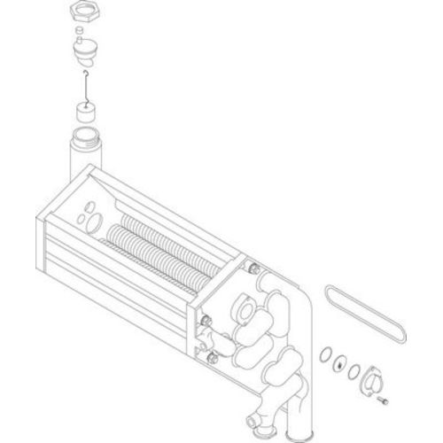 Buderus Wärmetauscher 23/24W mit Dichtung 73031