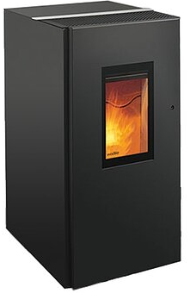 Viessmann Wodtke Pelletofen Pat water+ 10 kW, Stahl black 7327841