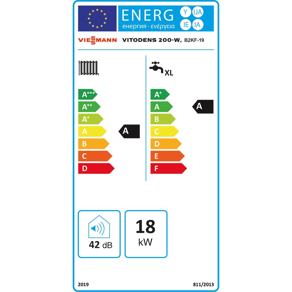 Viessmann Vitodens 200-W B2KF 19kW Z019366 Brennwert-Kombigerät
