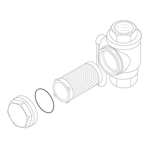 Buderus Filter Kugelhahn DN25 8733702117