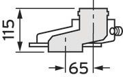 Vaillant Abgasausgleichstück Ø 60/100 PP, 0020042773