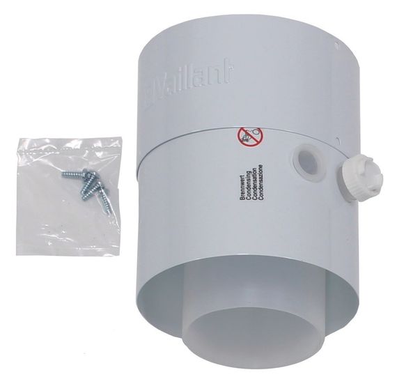 Vaillant Zwischenstück mit Prüföffnungen Ø 80/125 PP 301369 für konzentrierte Luft-/Abgasführungen