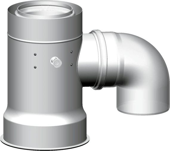 Wolf Adapter 2x DN160 auf DN160/225 für raumluftunabhängigen Betrieb MGK-2 2651332