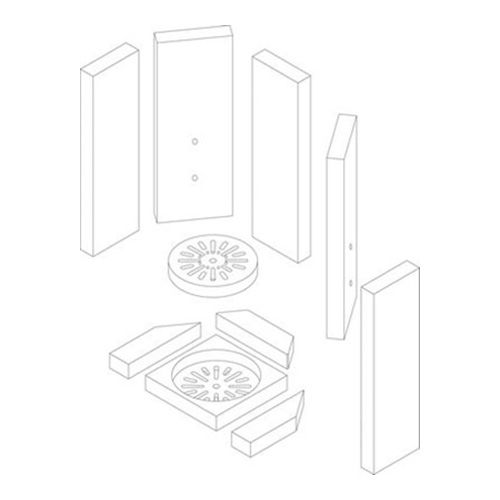 Buderus Blueline 4/5 Schamottegarnitur 63016362