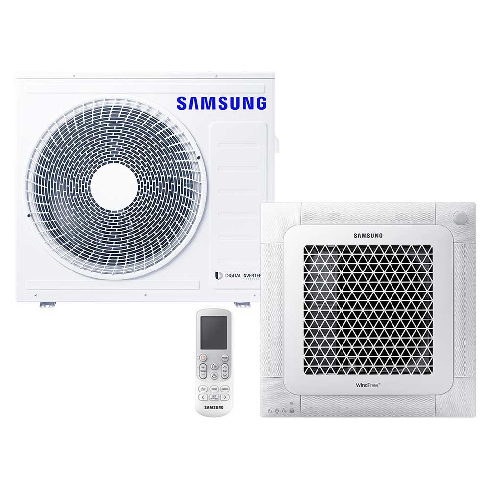 Samsung BAC Split 4-Wege Kassette Wind-Free Set, 6.8 kW Kühlen, 7.5 kW Heizen, AC071RNNDKG/EU.1, R32, A++