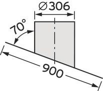 Vaillant Dachpfanne Ø 300/200 (15°-25°), Edelstahl für Abgassystem Ø 200, DN 200, verschiedene Farben