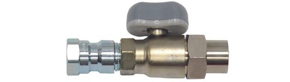 Vaillant Gaskugelhahn-Durchgang mit Brandschutzeinrichtung Rp 1/2 305863 für Gasleitungen mit integrierter Brandschutzeinrichtung