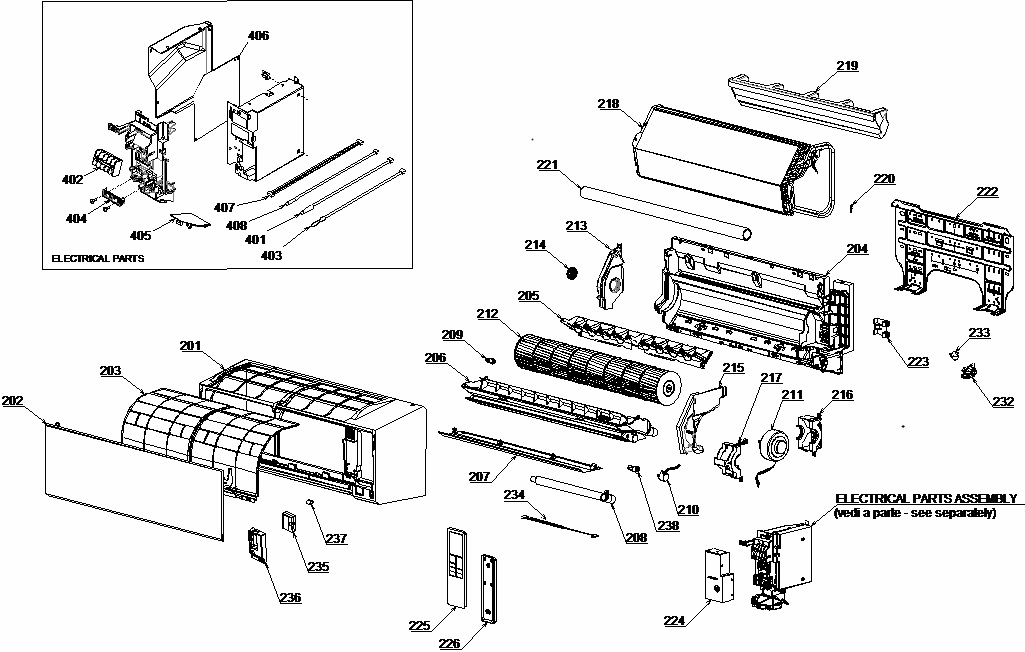 Carrier Single-Split-Inneneinheit High Line, 40 WHH 046, weiß, 4,6 kW, Komfort-Klima 20220702