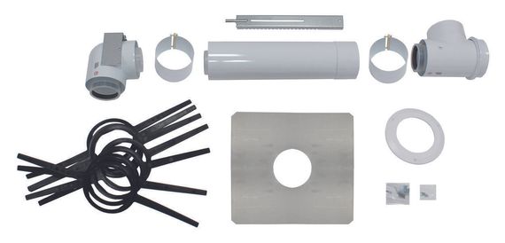 Vaillant Basis-Anschluss-Set, konzentrischer Anschluss Ø 80/125 PP, 303220 für Schachtanlagen