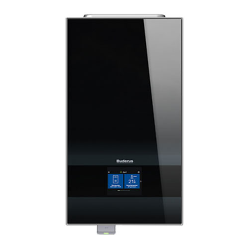 Buderus Luft-Wasser-Wärmepumpe Logatherm WLW186i-12 E Inneneinheit wandhängend, schwarz