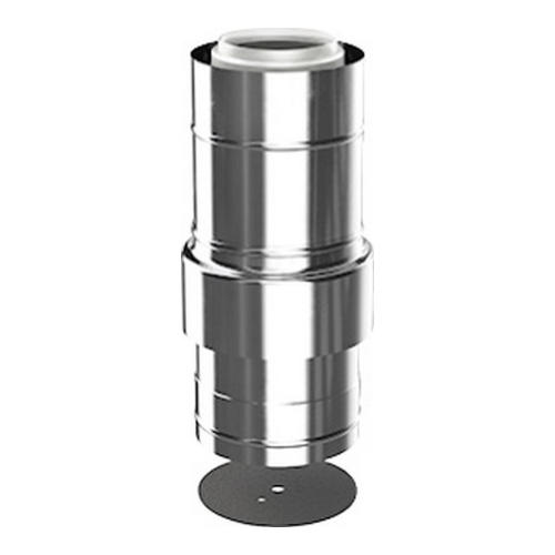 Buderus Konzentrischer Zuluftstutzen, Ø 80/125 mm, Edelstahl / Kunststoff 7738112705