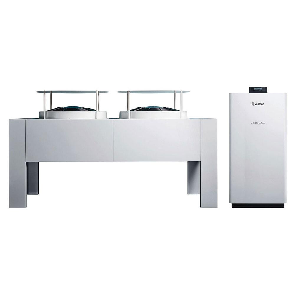 aroTHERM_01 Vaillant aroTHERM perform VWL 185/3 IS S1 mit VWL 185/3 AS Luft/Wasser Heizungswärmepumpe