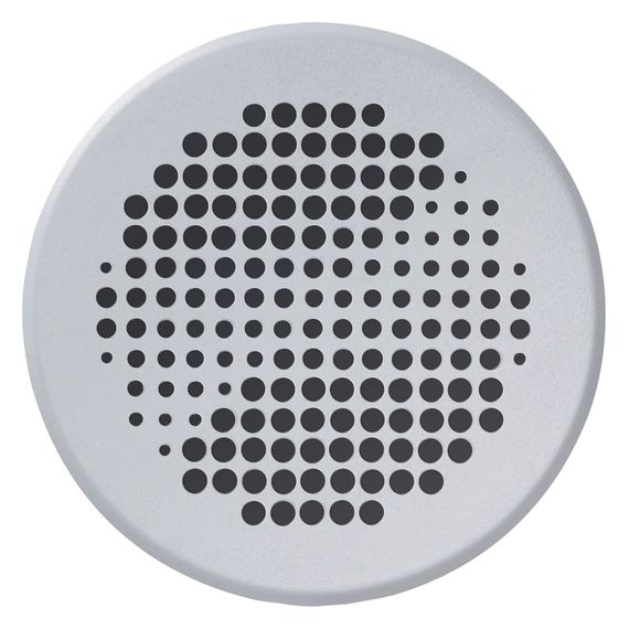 Vaillant Abdeckblende rund Ø 125 mm Wave weiß für wohnungsinterne Lüftungsanschlüsse