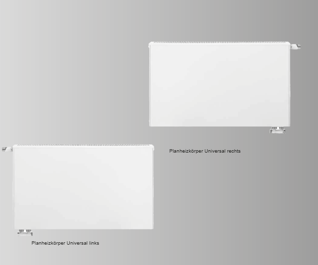 Viessmann Planheizkörper Universal Typ 22 900x900 mm (H x L), Linksausführung 7734688