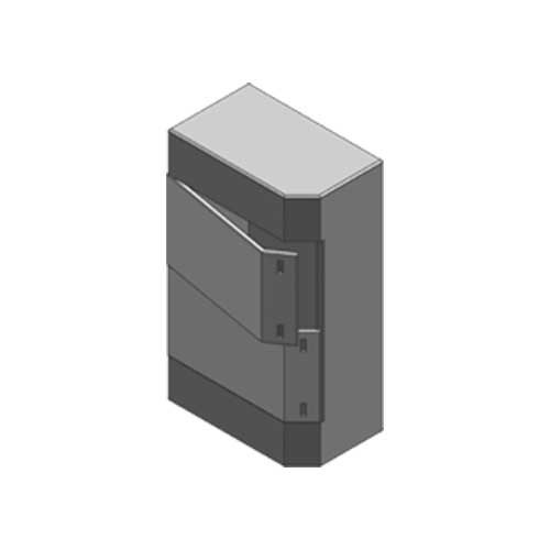 Viessmann Wandgehäuse 2-reihig für Vitocom 300, Typ LAN3 / Modul EM301, 7143434