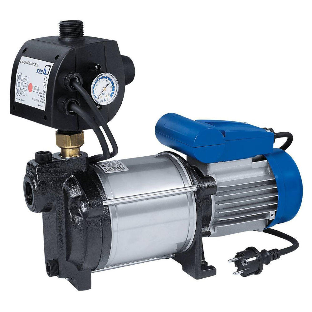 KSB Hauswasserwerk MultiEco Pro 35 E 05216871, Mehrstufige Kreiselpumpe, 1,5 m Kabellänge, 4,1 m³/h Volumenstrom, 43 m Förderhöhe, KSB