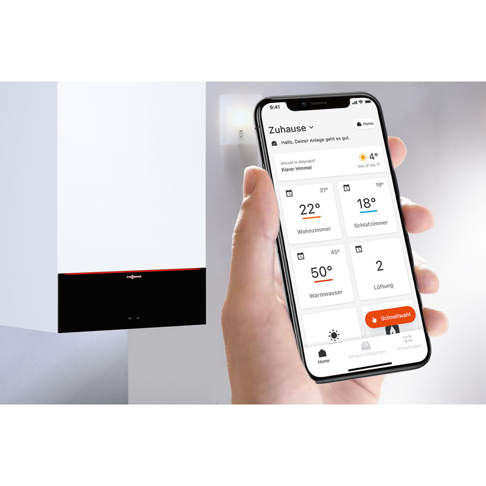 Viessmann Vitodens 300-W B3HF028 B3HG 19kW Brennwertpaket mit Vitocell 100-W 160L