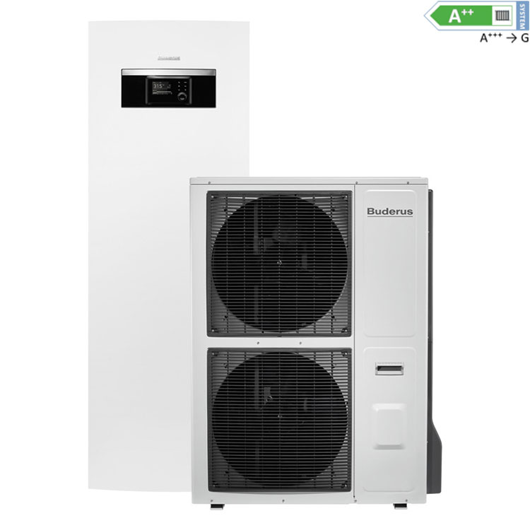 7739621332_01b Buderus Luft-Wasser-Wärmepumpe Logaplus-Paket WP-SP1 WLW-10 SP AR P3, WLW166-14 T190