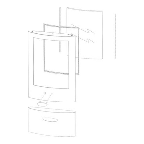 Buderus Blueline 10 Sichtfensterscheibe 63029386