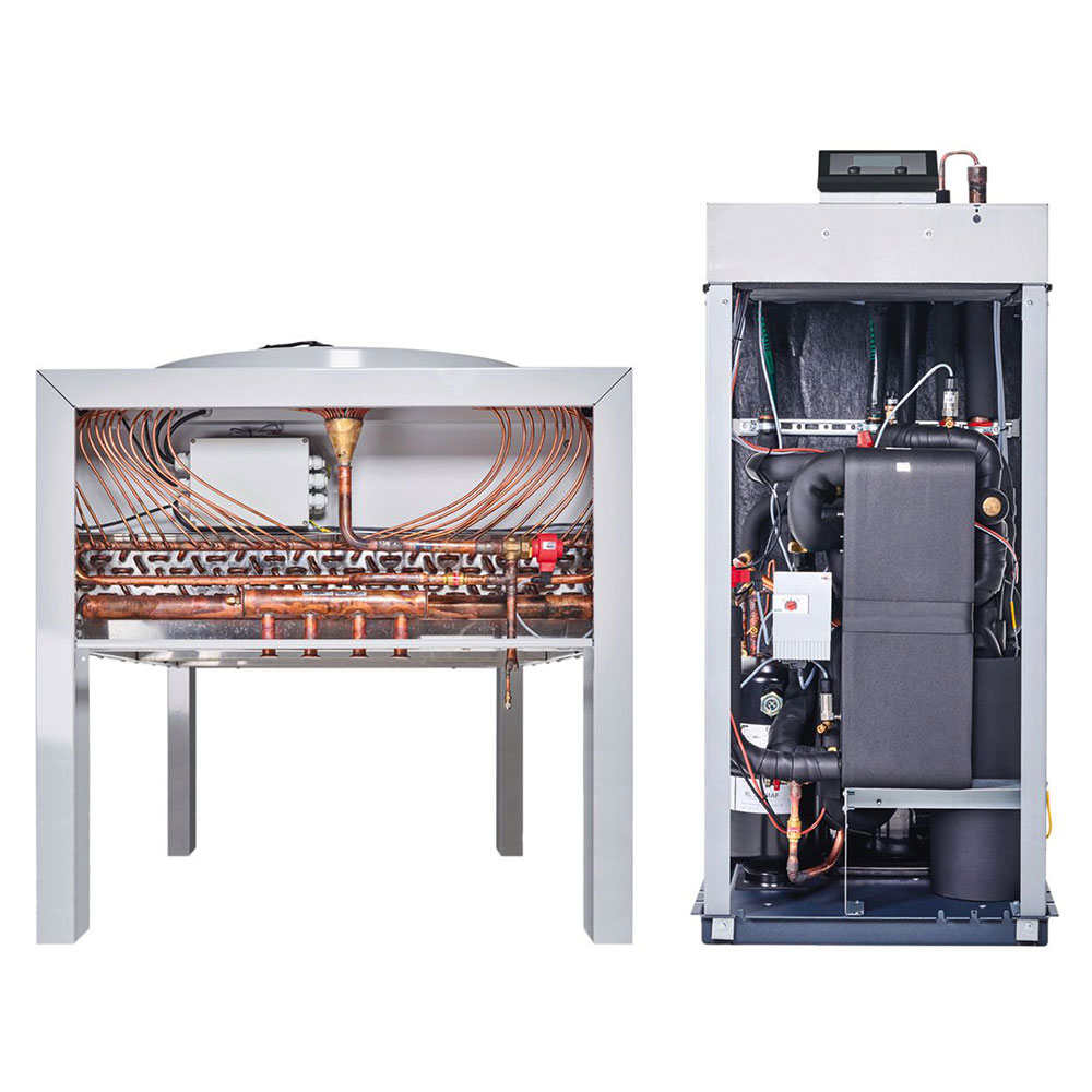 aroTHERM_02 Vaillant aroTHERM perform VWL 185/3 IS S1 mit VWL 185/3 AS S4 Luft/Wasser Heizungswärmepumpe