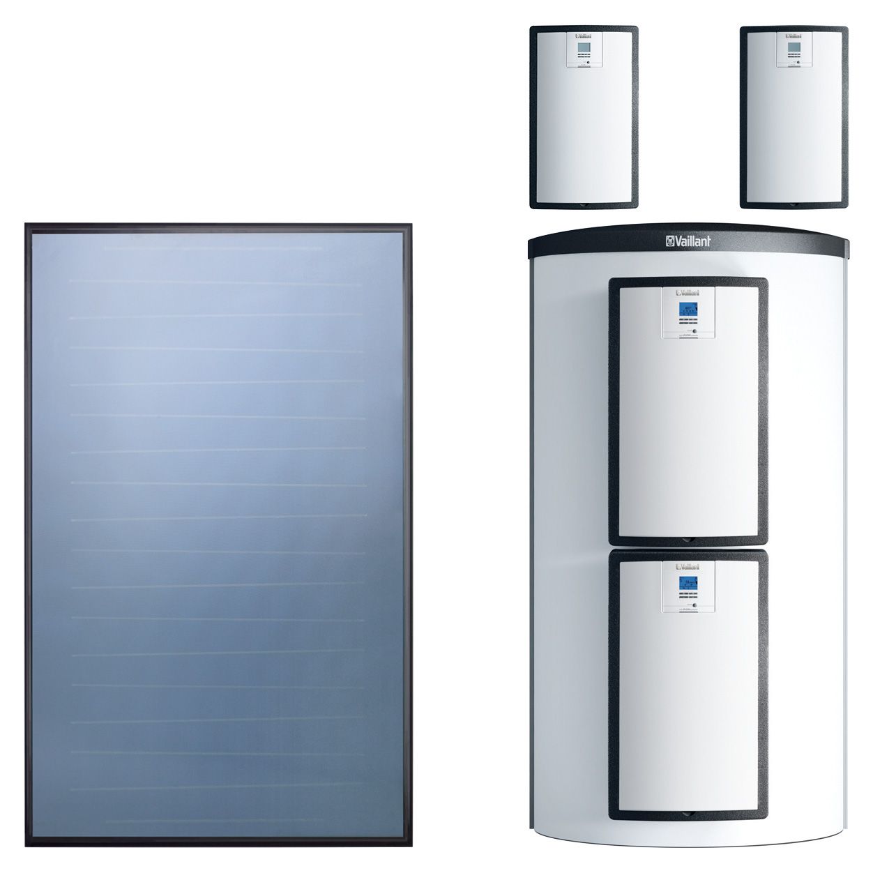 Vaillant Solaranlage 9.431/6, 10,04m² VFK 145/3 V, allSTOR exclusiv VPS 800/3-7 0010042369
