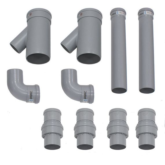 Vaillant Erweiterungs-Set 4er-Kaskade Ø 130 PP 0020042909