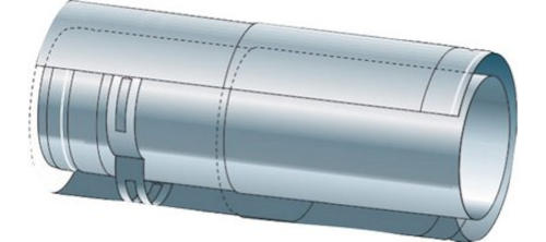 Buderus Adapter auf Edelstahlrohr, DN 80/125, konzentrisch 7747222509