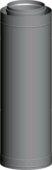 Wolf Abgasrohr DN250/350, konzentrisch, 500 mm, aus Edelstahl/Polypropylen, für Innen- und Außenmontage