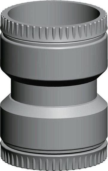 Wolf Kupplung für 2 flexible Rohre DN83, verschiedene Farben