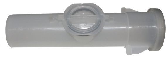 Wolf Revisionsrohr DN60 Länge 250mm aus Polypropylen bis 120°C, Schachteinbau 2651874