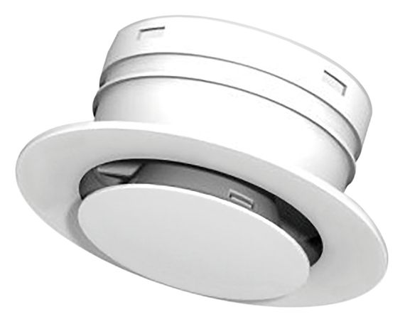 Vaillant Standard Abdeckblende rund Ø 125 mm für Wandmontage, weiß