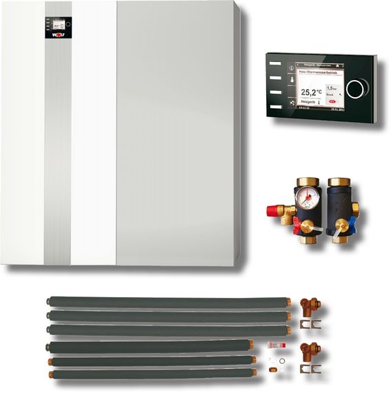 Wolf TGB-2-30 30kW Gas-Brennwertkessel mit Speicher TR-160, BM-2, Mischerkreis 8615762W31