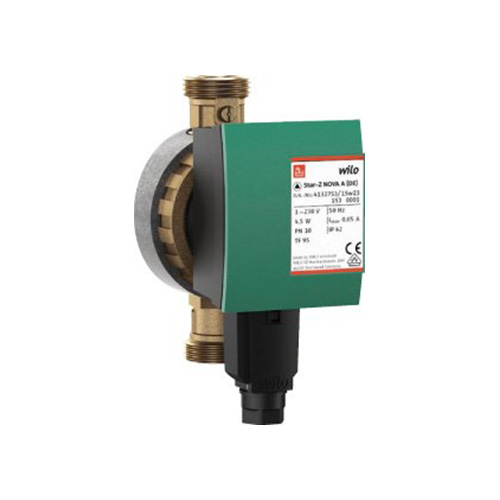 Wilo Nassläufer-HE Pumpe Star-Z NOVA C, Rp1/2, 1x230V, 4.5W, 4132752, 7747222978