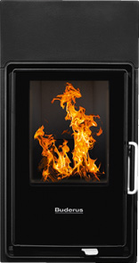 Buderus Logaflame HLS216 Heizeinsatz, 8 kW, Muldenfeuerung, Türanschlag links 7739607017
