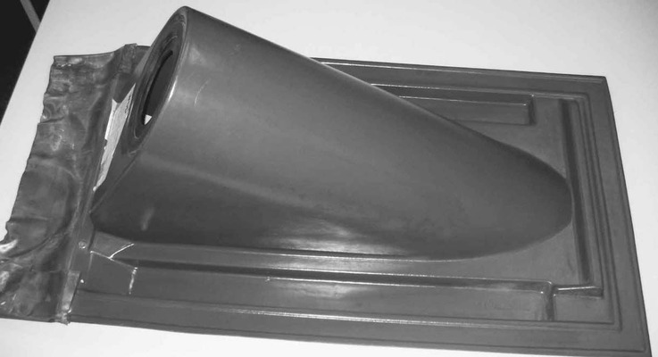 Brötje Dachkasten WDD für BAS/TAS waagerechte Dachdurchführung, 4,5 kg, schwarzer, 907255
