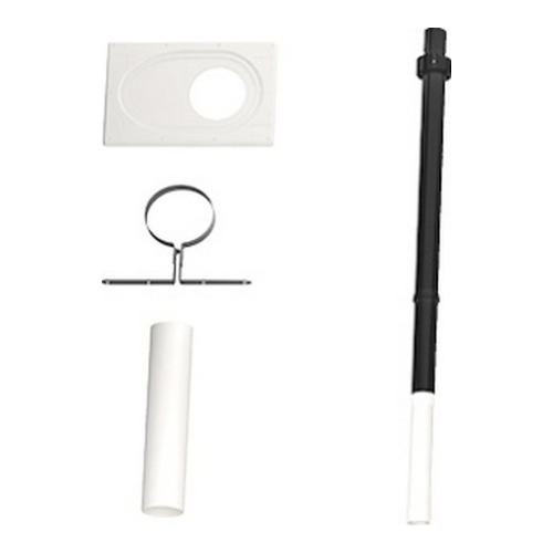 Buderus DO Grundbausatz Ø 110/160 mm, Schrägdach, RLU, Kunststoff PP/PE, schwarz 7738113088