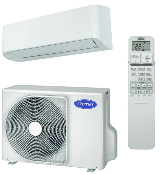 Carrier Single-Split-Klimagerät Komfort Line 40/38 WHM 042, weiß, 4,2 kW, PM2.5 Filter ZC00052