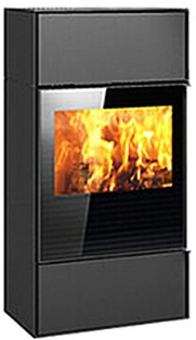 Viessmann Wodtke Kaminofen myCastle 9 kW mit 1 Aufsatz 7327867